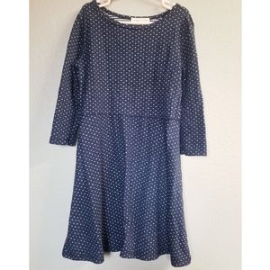 Copper Key 3/4 Length Sleeve Skater Dress